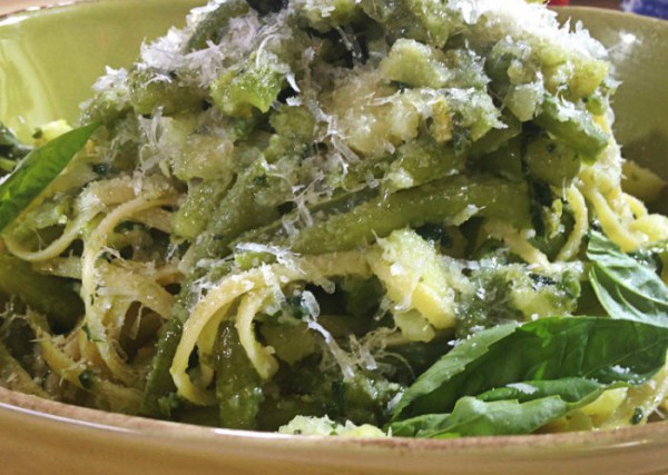 Fransız Fasulyeli Ve Patatesli Yeşil Spagetti Ece Zaim